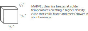 Marvel-outdoor-clear-ice-machine-30iMT-SS-F-3