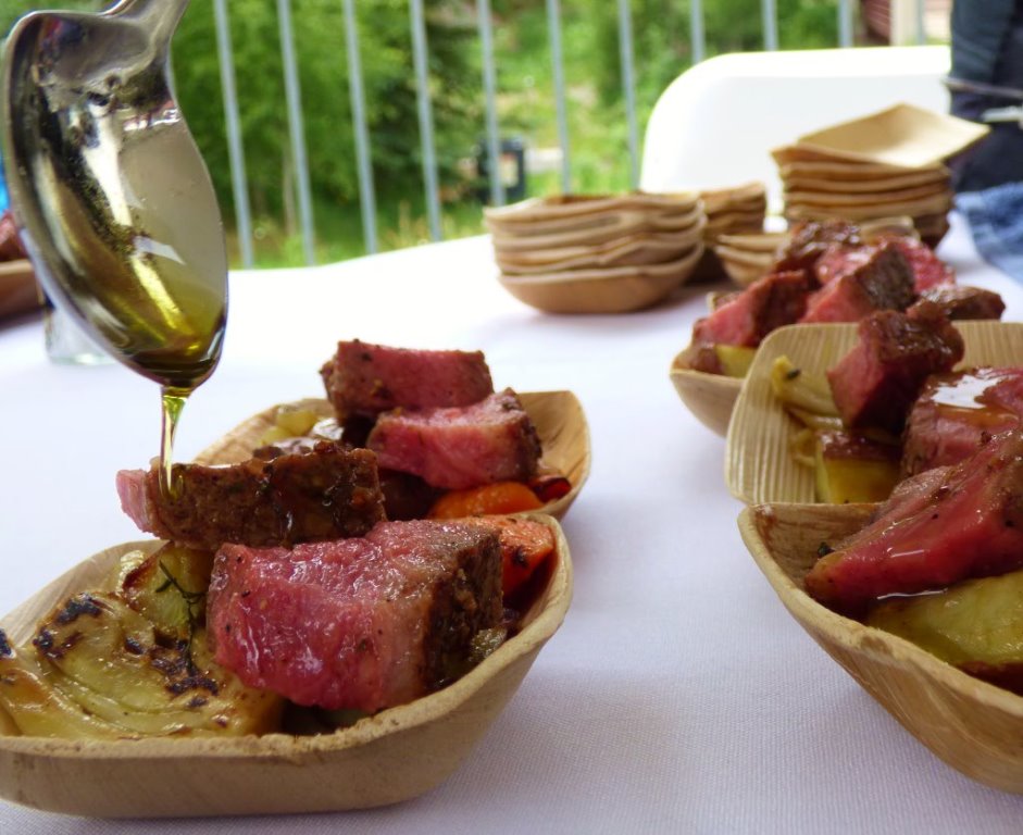 Steak recipe on evo at telluride wine festival