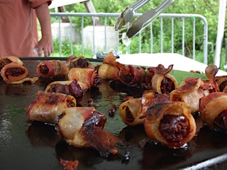 Grilled Bacon Wrapped Figs on the EVO