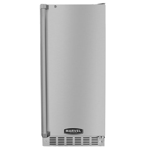 Marvel 24-Inch Reversible Hinge Outdoor Rated Compact Refrigerator With  Freezer - The Outdoor Appliance Store