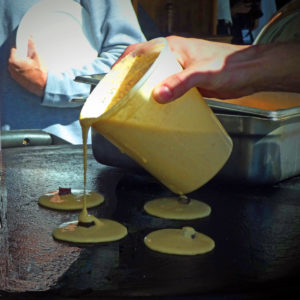 Pancakes-on-Evo-grill