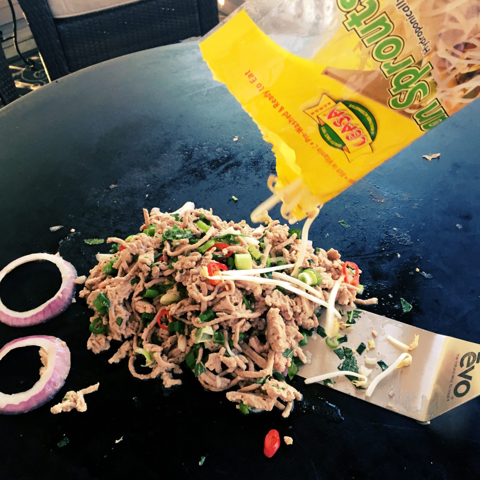 Thai One On! Thai Warm Salad (With A Twist) outdoorLUX