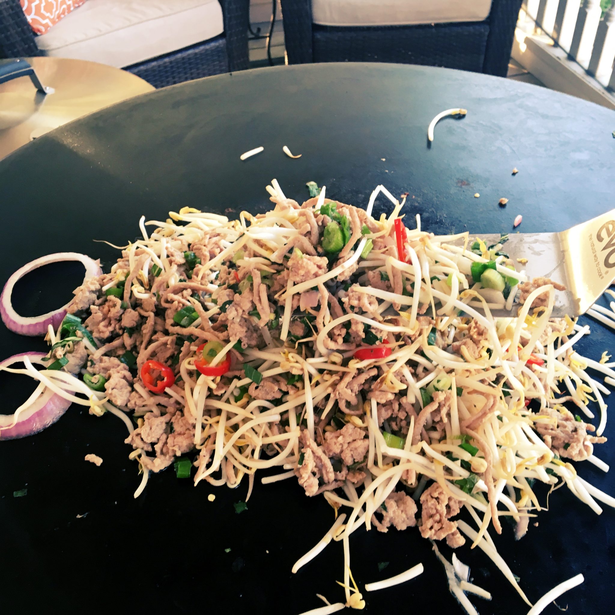 Thai One On! Thai Warm Salad (With A Twist) outdoorLUX