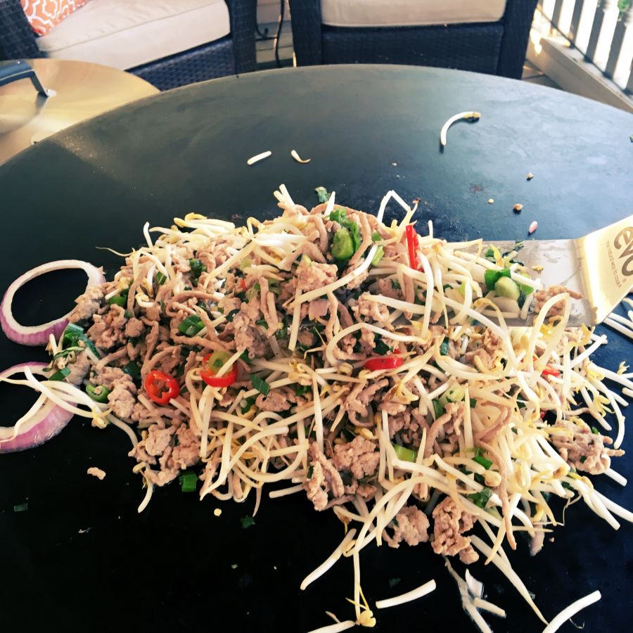 Thai One On! Thai Warm Salad (With A Twist) outdoorLUX